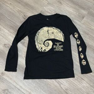 Nightmare before Christmas kids small long sleeve‎ size 6/7